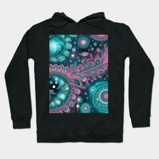 Other Worldly Designs- nebulas, stars, galaxies, planets with feathers Hoodie